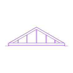 Buildings Skylights Pitched Double 30 Degree Sticker Svg Vector, Free Vectors File